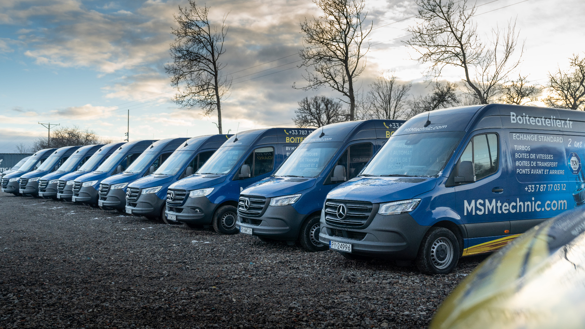 Logistics without limits, our components reach all of Europe!